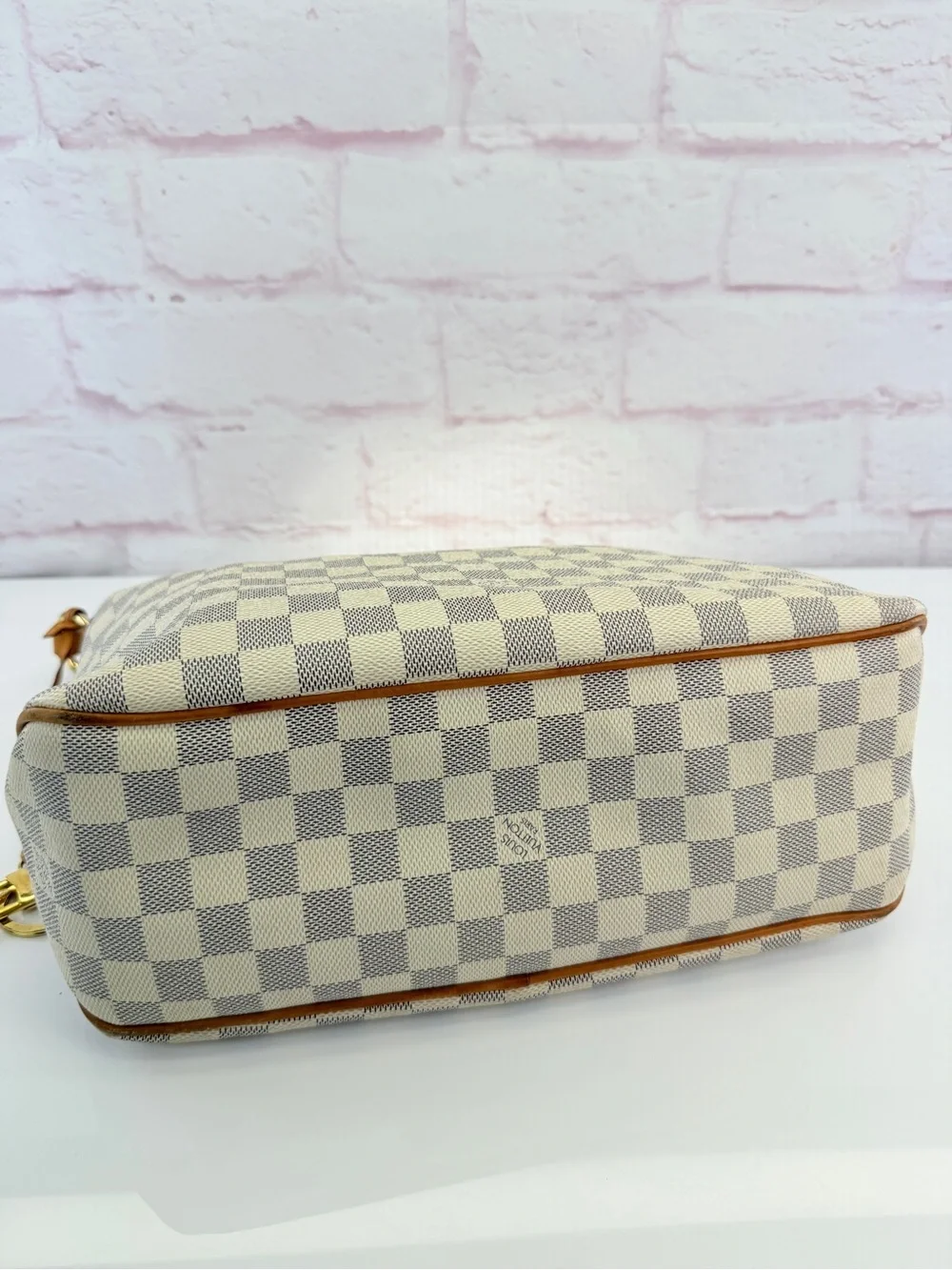 Louis Vuitton Damier Azur Delightful PM Pink